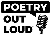 poetry out loud logo white background black text